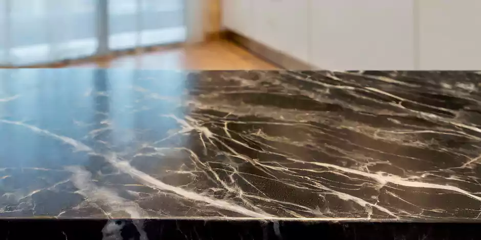 Honed Marble Countertop Restoration