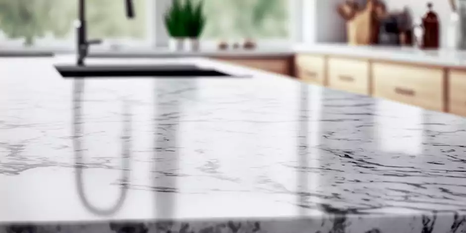 Honed Marble Countertop Services